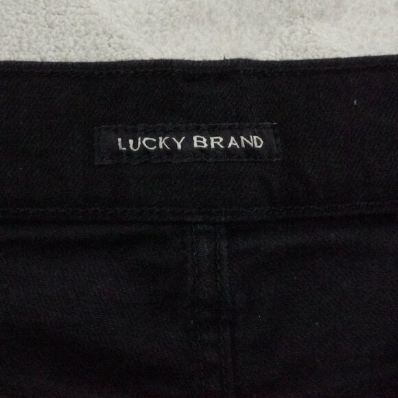 Lucky Brand 223 Straight Leg Jean mens 34x30 Black Denim - Picture 3 of 12